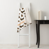 Couverture personnalisée à cheveux longs - Chien (En situation)