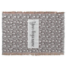 Couverture personnalisée à motif Border Collie