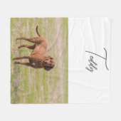 Couverture Personnalisée Avec Animaux De Compagnie (Devant (Horizontal))