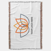 Couverture personnalisée avec logo (devant Vertical)
