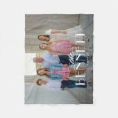 Couverture personnalisée avec photo de famille (Devant)