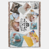 Couverture personnalisée avec photo de petits-enfa (devant Vertical)