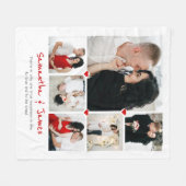 Couverture personnalisée de 6 photos avec nom et d (Devant (Horizontal))