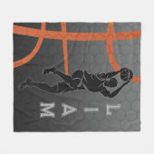 Couverture Personnalisée De Basket-Ball, Cadeaux P (Devant (Horizontal))