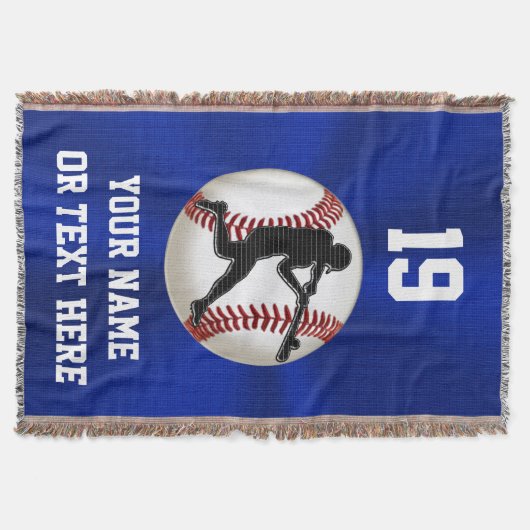 Couverture personnalisée de jet de base-ball pour (Devant)