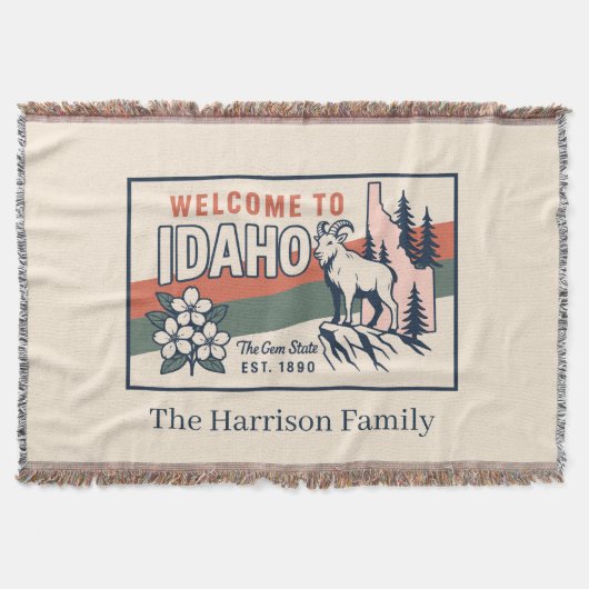 Couverture personnalisée de l'Idaho (Devant)
