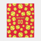 Couverture personnalisée du base-ball, nom, (Devant)