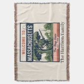 Couverture personnalisée du Massachusetts (devant Vertical)