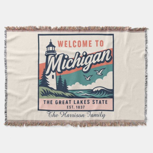 Couverture personnalisée du Michigan (Devant)