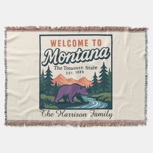 Couverture personnalisée du Montana (Devant)