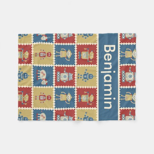 Couverture personnalisée du robot de Benjamin (Devant (Horizontal))