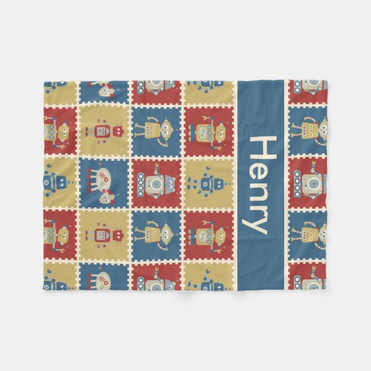 Couverture personnalisée du robot de Henry (Devant (Horizontal))