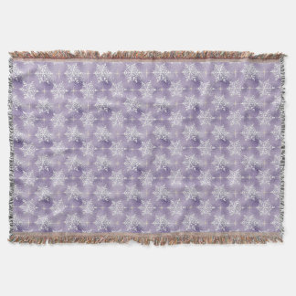 Couverture personnalisée en flocon de neige