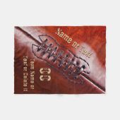 Couverture personnalisée peu coûteuse du football, (Devant (Horizontal))