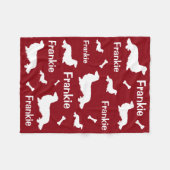 Couverture personnalisée pour chiens (Devant (Horizontal))
