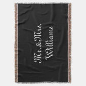 Couverture Personnaliser le nom de famille du couple, M. & Mm (devant Vertical)