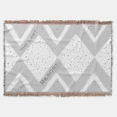 Couverture Personnalisez votre Beach House Grey Zig Zag (Devant)