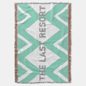 Couverture Personnalisez Votre Beach House Mint Simple Modern (devant Vertical)