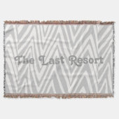 Couverture Personnalisez Votre Nom De Maison De Plage Grey Zi (Devant)