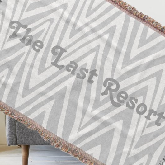 Couverture Personnalisez Votre Nom De Maison De Plage Grey Zi