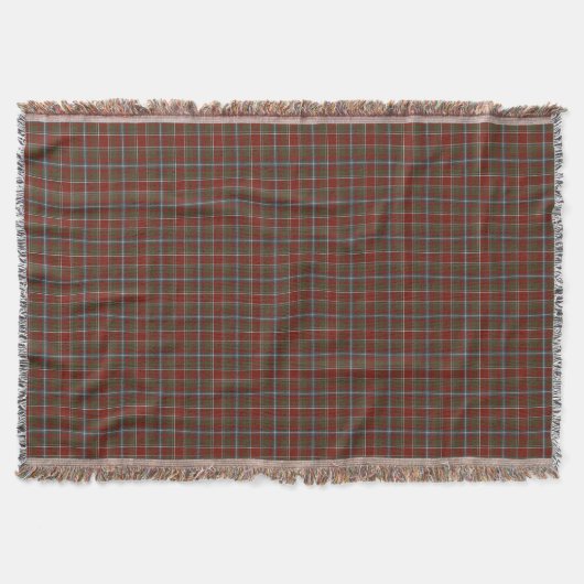 Couverture Perthshire Scotland District Patiné Tartan (Devant)