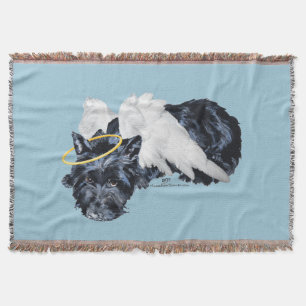 Couverture Pet Ange Écossais au Repos