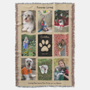 Couverture Pet Memorial Thaillot Blanket - Personnalisé