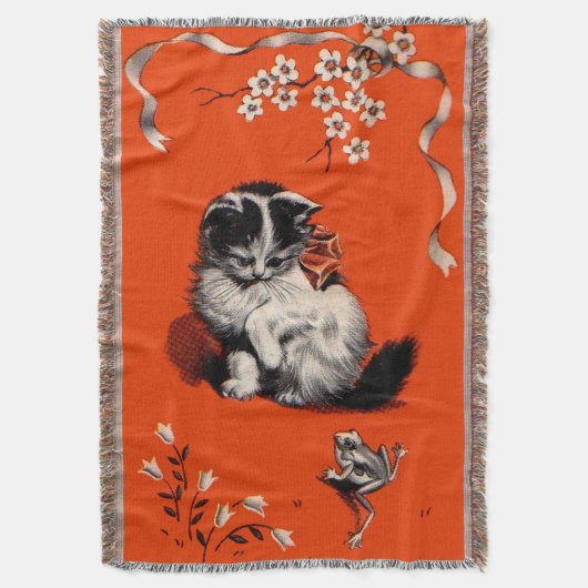 Couverture petit chaton et grenouille (devant Vertical)