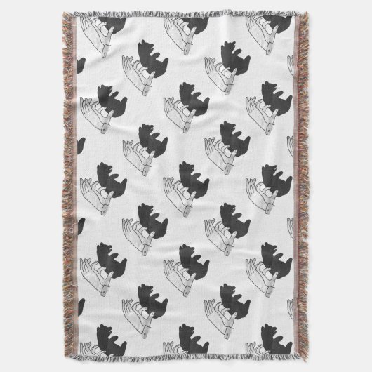 Couverture Petit ours Ours Silhouette Main (devant Vertical)