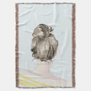 Couverture Petit pain Brown de noeud de dessus de cheveux