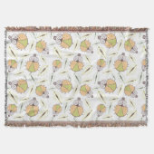 Couverture Petite coccinelle drôle et feuilles sans couture m (Devant)