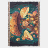 Couverture Petite elve de fille parmi les champignons (devant Vertical)