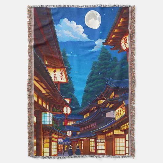 Couverture Petite rue de ville japonaise la nuit (devant Vertical)