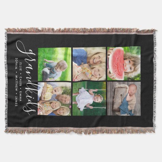 Couverture Petits-enfants personnalisés Noms Instagram 6 Phot (Devant)