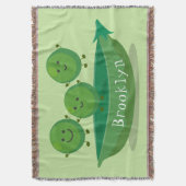 Couverture Petits pois sauteurs en pod dessin animé illustrat (devant Vertical)