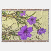 Couverture Pétunias Violets en Gros Plan (Devant)