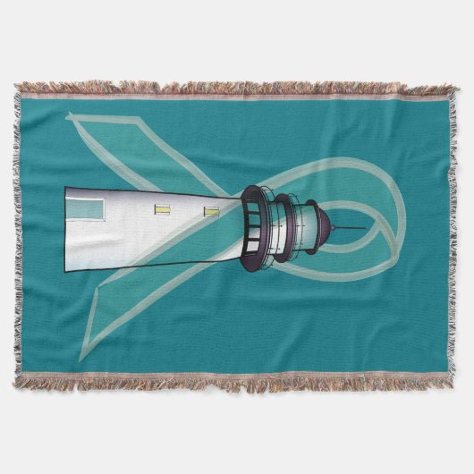 Couverture Phare turquoise de ruban de conscience d'espoir (Devant)