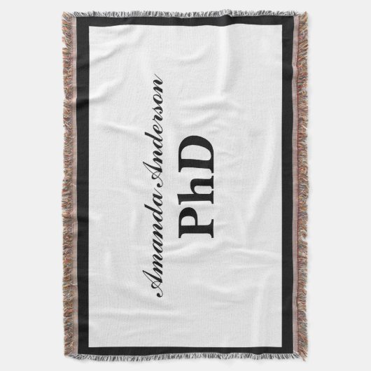 Couverture PhD Graduation Personalized Name (devant Vertical)