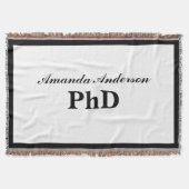 Couverture PhD Graduation Personalized Name (Devant)