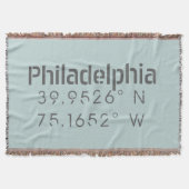 Couverture Philadelphie Longitude Latitude (Devant)
