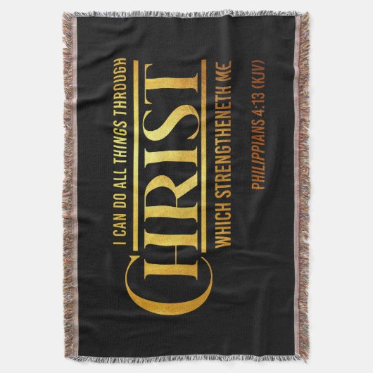 Couverture Philippiens 4:13 Bible Verse KJV Citation (devant Vertical)