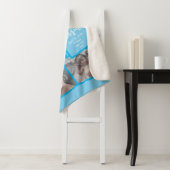 Couverture photo bébé avec nom et texte personnali (En situation)