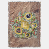 Couverture Photo de Noël Collage de couronnes photo de vacanc (devant Vertical)