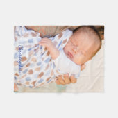 Couverture photo en polaire personnalisée Ajouter (Devant (Horizontal))