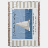 Couverture Photo faite sur commande Tan nautique de voilier (devant Vertical)