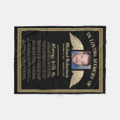 Couverture photo mémorial personnalisée (Devant (Horizontal))