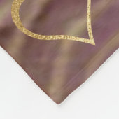 Couverture photo polaire "Gold Burgundy Swirl" (Coin)