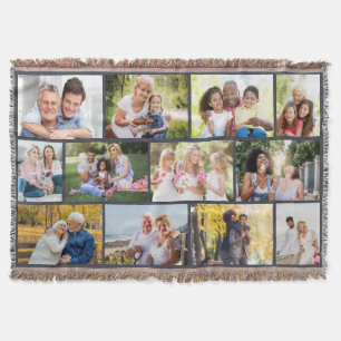 Couverture Photos de famille Masonry Grille Gris Personnalis