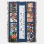 Couverture Photos de famille personnalisées Lancer la couvert (devant Vertical)