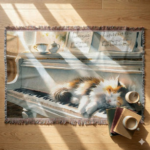 Couverture Piano de cottage illuminé par le soleil Rêve de Co